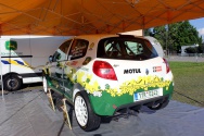 Rallye Český Krumlov: Čtvrtek - servisní areál